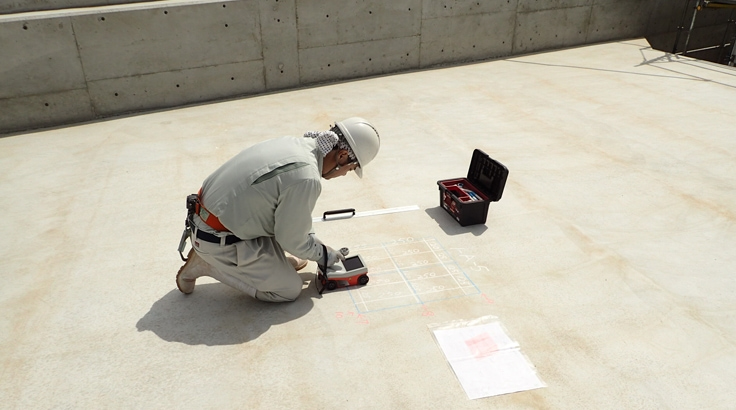 測量と連動した高精度点検